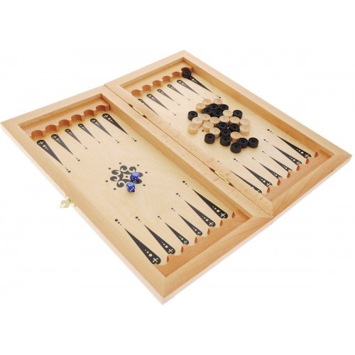 Нарды+Шашки "Походные - Орел" средние